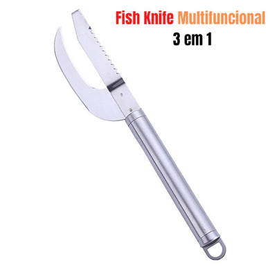 Fish Knife Multifuncional 3 em 1